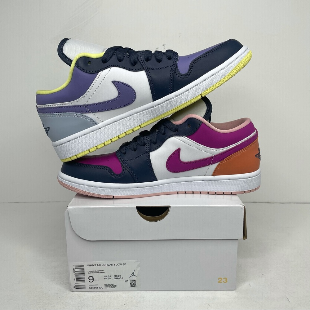 Nike Air Jordan 1 Retro Low SE Mismatched NEW - Picture 3 of 4